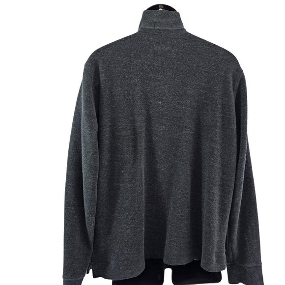 Polo Ralph Lauren Estate Rib Men's ¼ Zip 100% Cotton Pullover Sweater Size Large - Picture 2 of 16